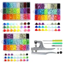 T5 Snaps Botões De Plástico com Snaps Alicate Definido para Roupas de Costura, Babadores Para Bebês, chuva Casaco de Elaboração-Ferramentas Artesanais DIY (Floral Organizador)
