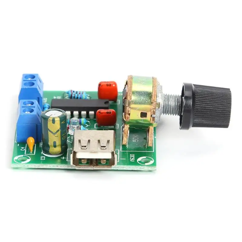 См/PM/SJ2038 двухканальный усилитель 5Wx2 Плата USB источник питания DC 2-6 в
