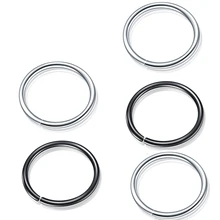 1 шт., модное стальное бесшовное шарнирное кольцо в нос Перегородка ухо хрящ трагус Спираль пирсинг, очаровательное ювелирное изделие для тела, классический стиль