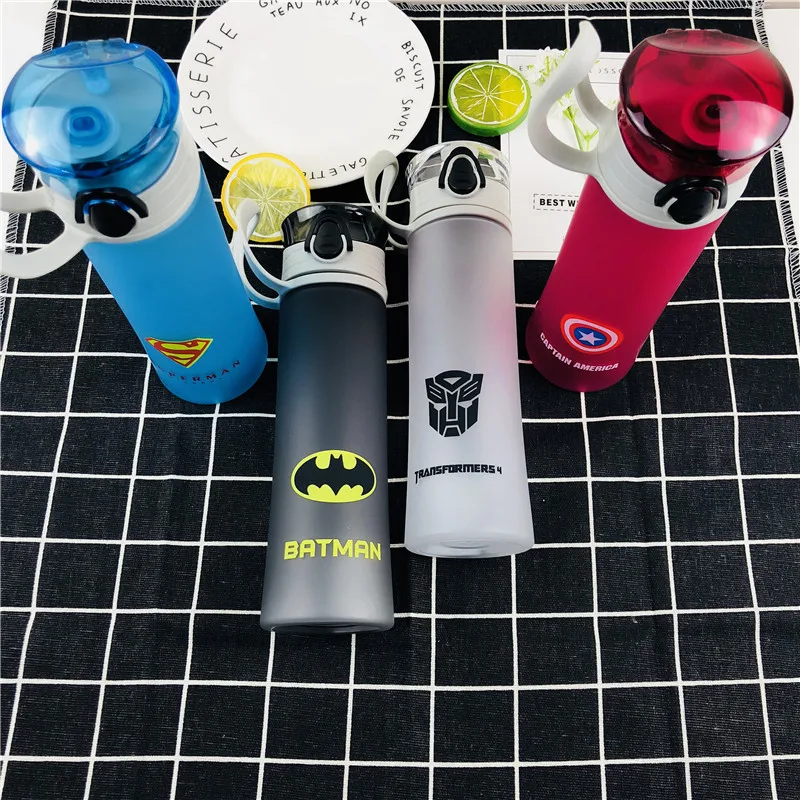Без БФА 450 мл бутылка для воды Super Heros PC Mlik & Tea Bottle матовый корпус Suface портативная
