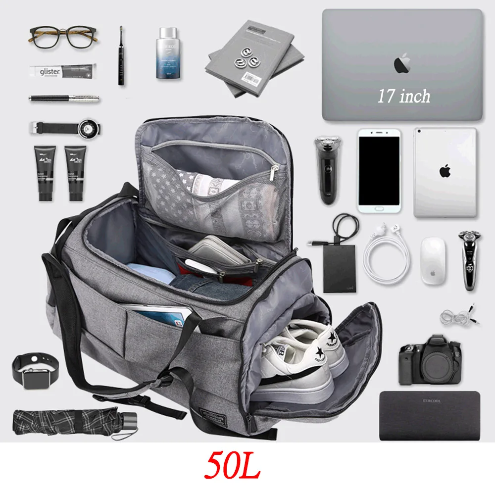 multi pocket gym bag