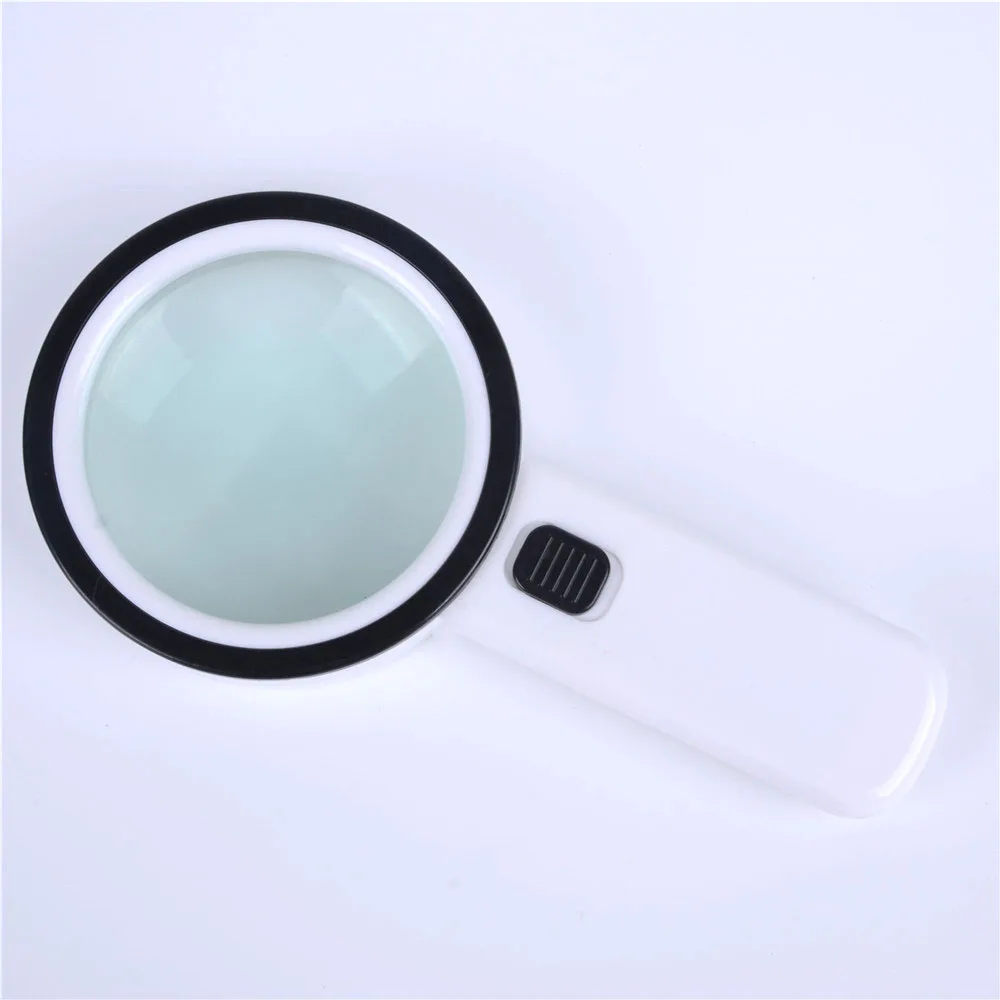 Magnifying Glass Lamp 2X Magnifier LED Light Magnifying Lamp Foldable  Magnifier Compatible w/ Reading HobbiesTask TOP quality - AliExpress