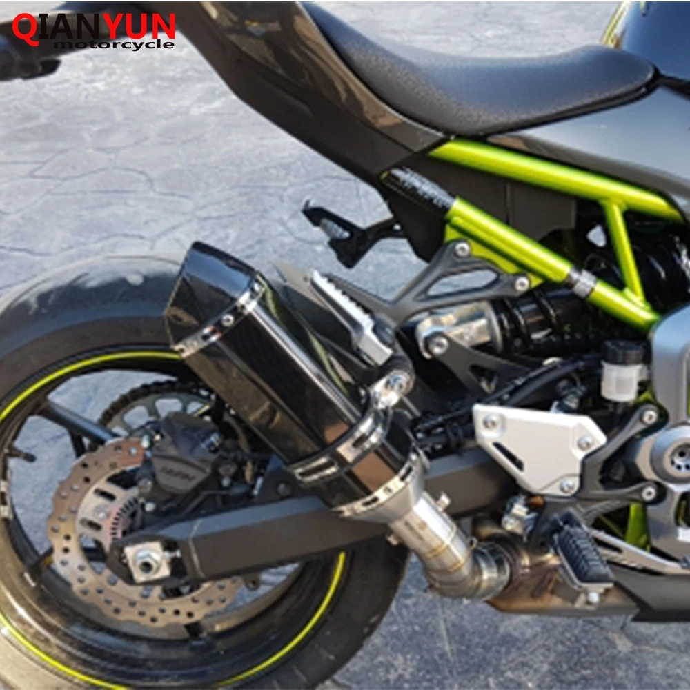 Мотоциклетная средняя труба выхлопная труба без шнуровки для Kawasaki Z900 Z 900 без глушителя