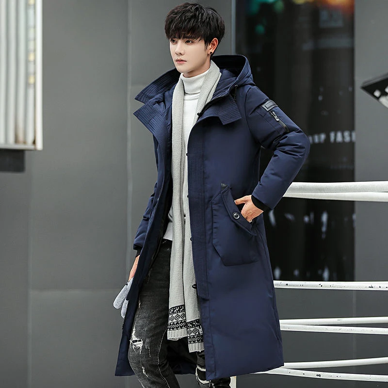 Новая мужская зимняя куртка повседневный мужской хлопковый костюм Стильное мужское пальто Высокое качество Мужская одежда парки