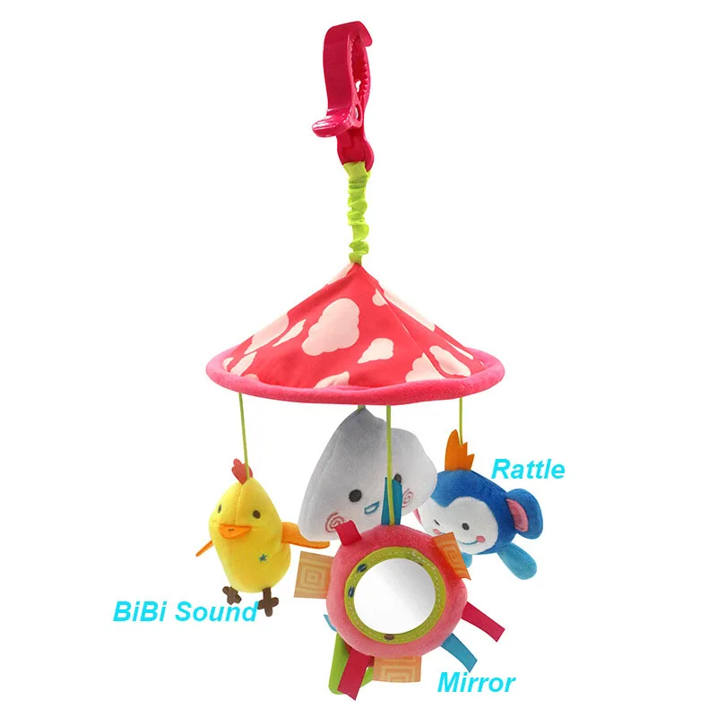 Sky Hanging Toys B Детская коляска, игрушки, милые животные, погремушка, кровать, кроватка, автомобильная подвесная коляска, спиральные плюшевые успокаивающие игрушки, прорезыватель, Развивающая погремушка, игрушка - Цвет: Sky Hanging Toys B