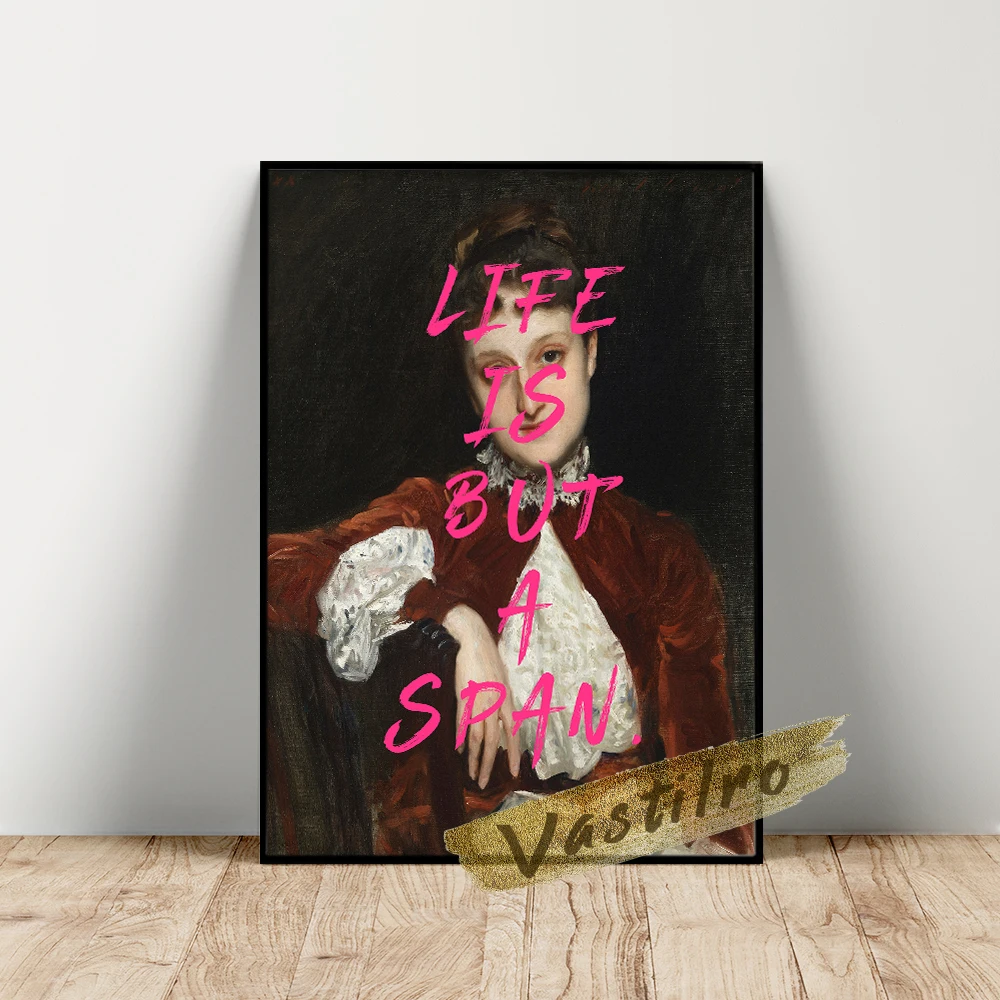 

Feminist Art Gift Vintage Canvas Painting Exhibition Museum Prints Retro Poster Modern Living Room Bedroom Wall Stickers Decor