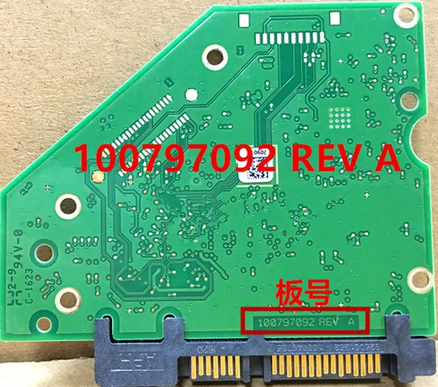 Seagate-placa de Disco Rígido para Desktop Número 100797092 Rev a 7090 St4000dm008 - Imagem 2