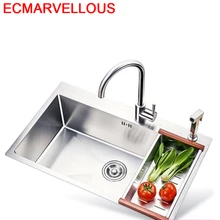 Кухонная раковина для гурманов Keuken Gootsteen Integral Lavello Acero Inoxidable Escurridor De Cocina Lavabo Cuba Pia Cozinha Fregadero