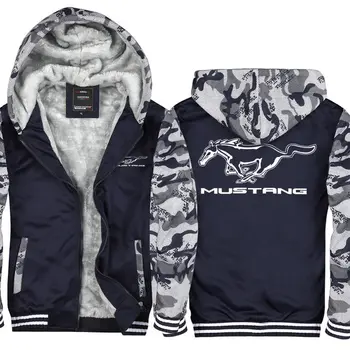 

male Hoodie Plus Size jacket Hoodies men Mustang sweatshirt Hoody For men Thicken Hooded coats