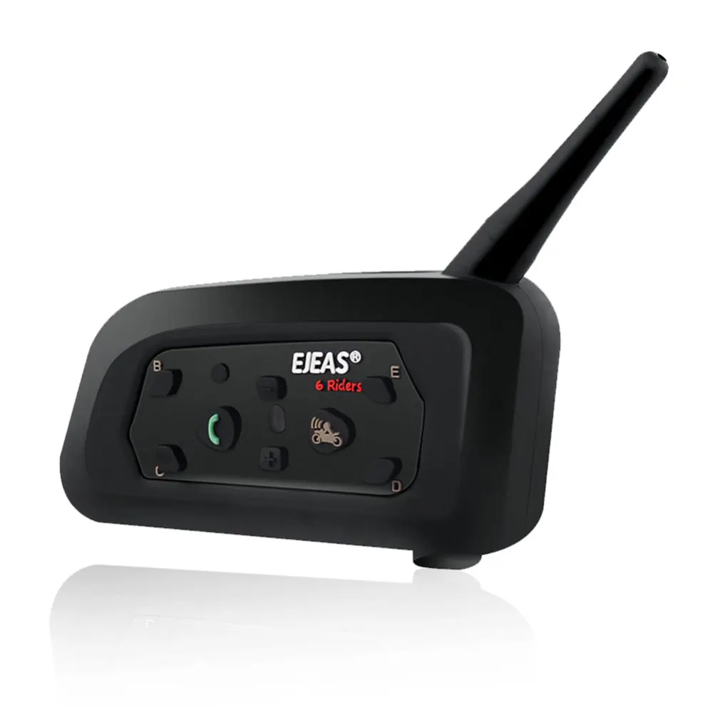 Vehemo полнодуплексный V6 Pro Bluetooth система внутренней связи для шлема рация водонепроницаемый уличный спортивный мотоциклетный домофон FM