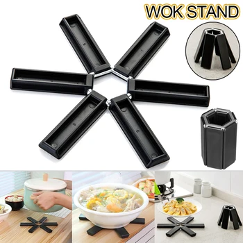 

Newly Creative Folding Heat Insulation Pad Placemats Foldable Bowl Cup Pad Kitchen Dining Table