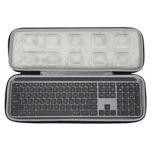 Keyboard Storage Case Portable Mouse Box Waterproof Eva Hard Storage Mouse For Logitech Mx Keys Case Advanced Wireless Keyboard