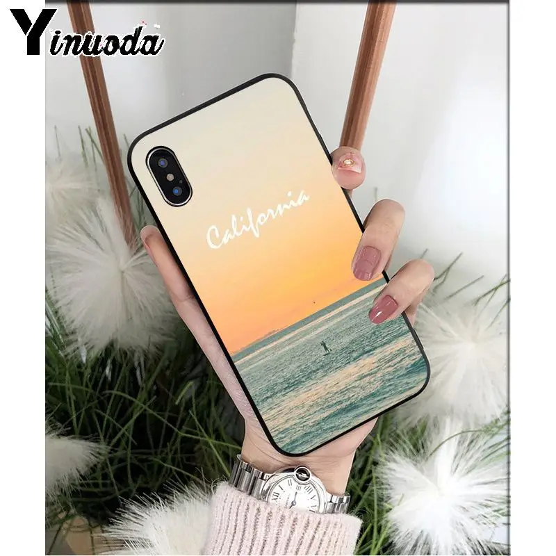 Yinuoda дорожный Мягкий чехол из ТПУ для iPhone X XS MAX 6 6S 7 7plus 8 8Plus 5 5S XR 11 11pro max - Цвет: A14