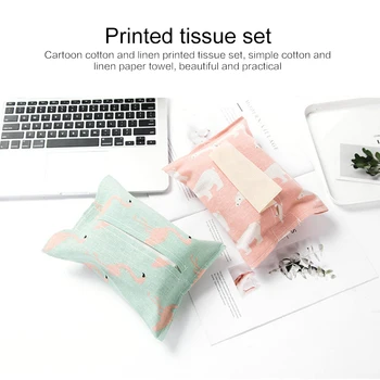 

1 pcs Creative Cartoon Animal tissue box Living room tissue set paper towel bag paper bag Napkin Box household living supplies