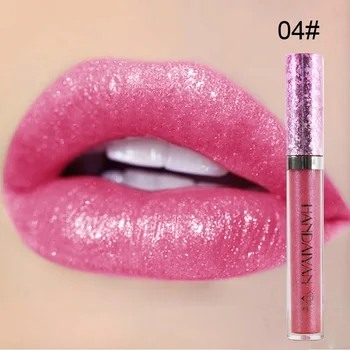 

2020 Sexy Shimmer Pink Lipgloss Sexy Liquid Lipstick Matte Long Lasting Waterproof Cosmetic Beauty Keep 24 Hours Makeup Lipgloss