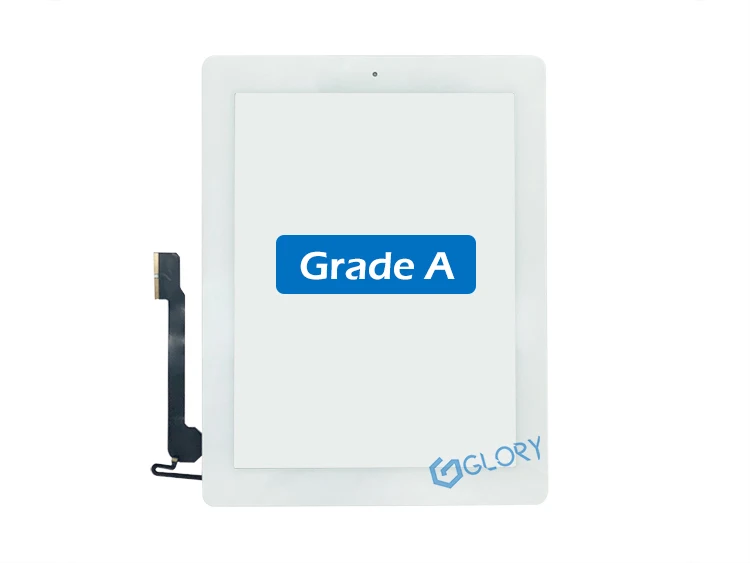 Новый черный, белый цвет сенсорный экран панель для Ipad 4 A1458 A1459 A1460 дисплей планшета спереди стекло EMC 2604 2605