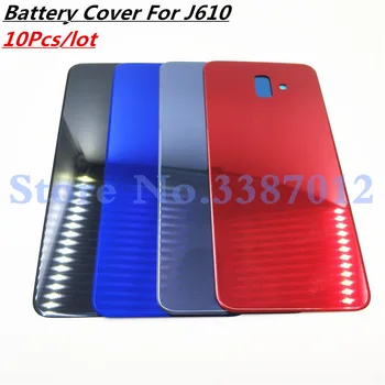 

10Pcs/lot Replacement For Samsung Galaxy J6 Plus 2018 J610 J610F Back Battery Cover Door Rear Glass Housing Case Battery Cover