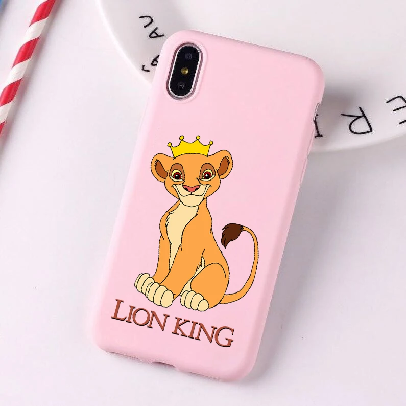 Мягкий силиконовый чехол для телефона Lion King Movie Color для iphone 6/6s,6 Plus/6s Plus, 7/8 X, XS, XR, XSMax 11 pro - Цвет: FHSR-23958