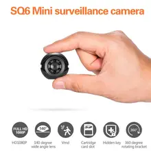 Mini câmera menor 1080p hd câmera de visão noturna infravermelha micro cam detecção movimento esporte dv oculto câmera segurança
