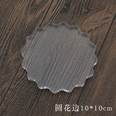 wave 10x10cm Креативный цветок резиновые прозрачные штампы Прозрачная силиконовая печать штампы Diy ручной работы скрапбук фотоальбом Декор товары для рукоделия - Цвет: wave 10x10cm