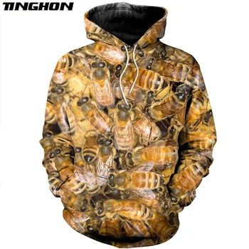 

XS-7XL 3D Printed Bee Keeper Hoodie and Sweatshirt Pure Raw Honey Harajuku Fashion Men hoodies Unisex Casual Jacket pullover