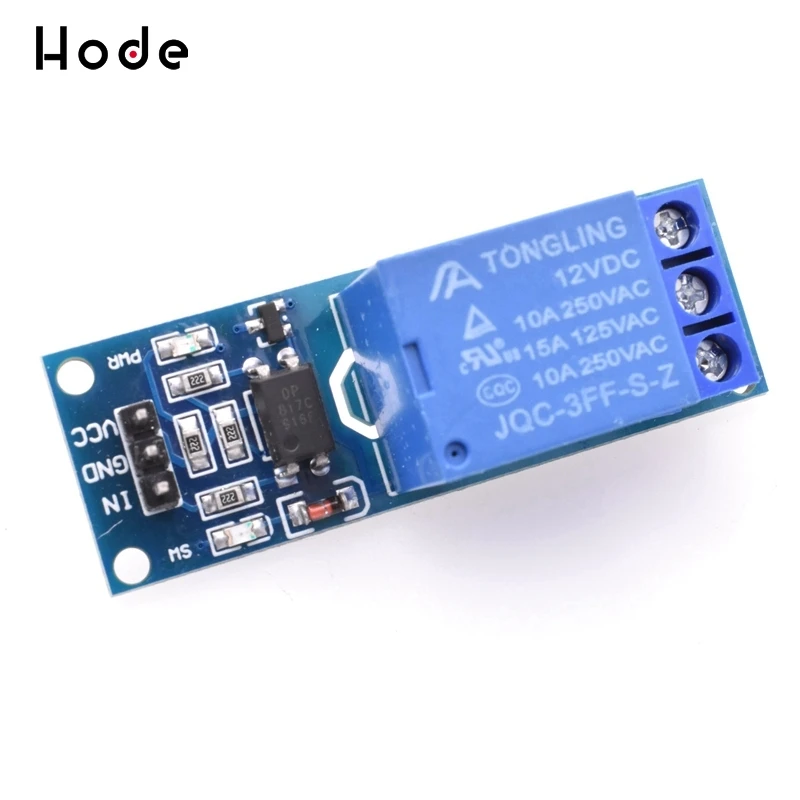 

1 Channel 12V Relay Module with optocoupler for Arduino PIC ARM DSP AVR