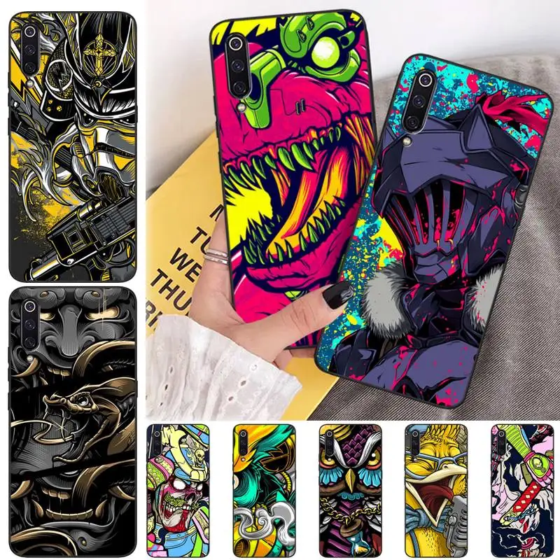 

FFboost Cartoon illustration luxury brand case coque fundas for samsung galaxy S8 S9 S10e S20 PLUS J6 J600 cases cover