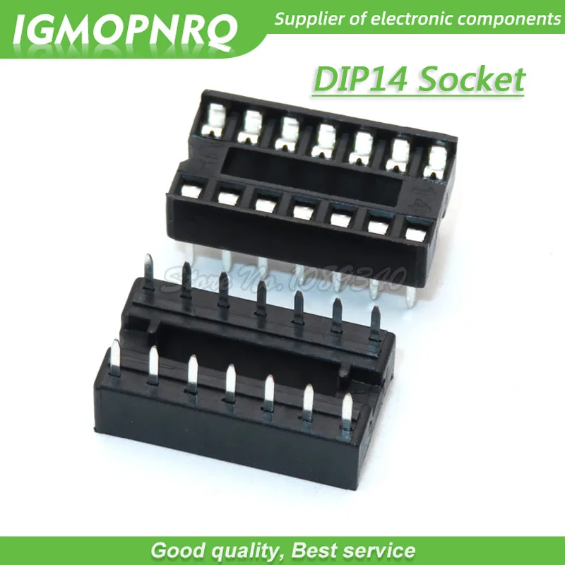 10 шт. IC розетки DIP6 DIP8 DIP14 DIP16 DIP18 DIP20 DIP24 DIP28 DIP40 контактный разъем гнездо DIP 8 14, 16, 18, 20, 24, 28 40 pin DIP-8