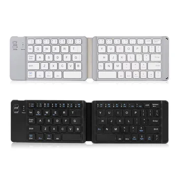 

Folding Wireless Portable Keyboard Foldable Bluetooth Keyboard Flexible Rechargeable For IOS/Android/Windows Ipad Tablet phone
