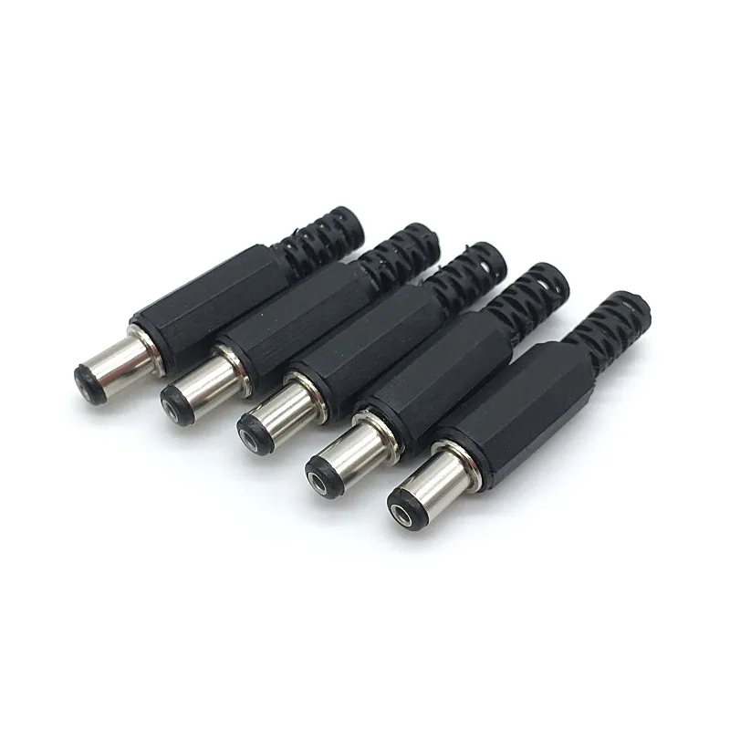 DC-005 5,5x2,1 мм 12V 3A Пластик мужской Вилки+ муфтовый стыковочный переводник Панель крепление разъем DC Мощность разъем электротехническое оборудование