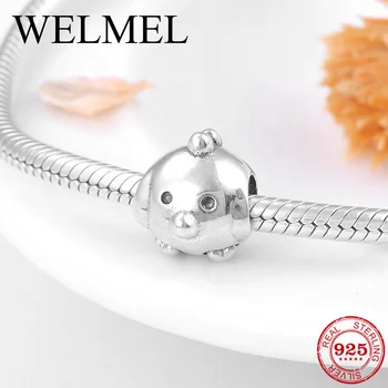 

Fashion Lovely chick charms beads 925 Sterling Silver for women Fit Original Pandora Charm Bracelet Jewelry making