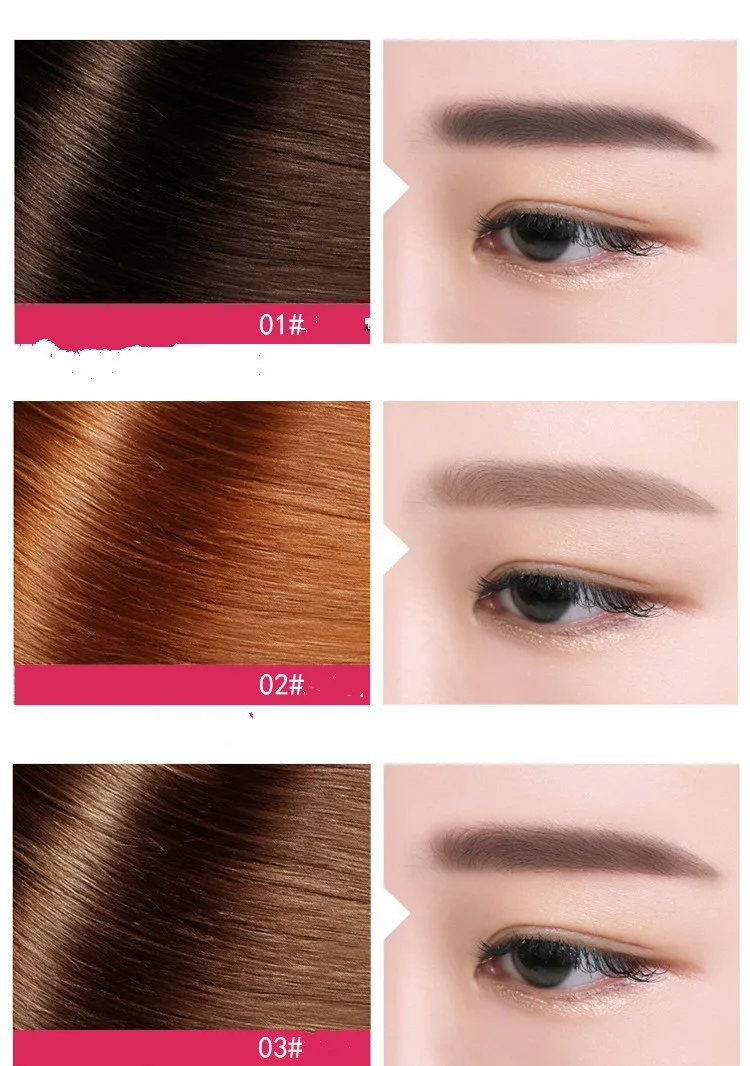 1 PCS Waterproof Eyebrow Pencil Eye Brow Liner Pen Powder Shaper Makeup Tool 5 Colors New Hot Sale