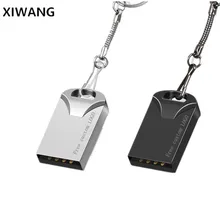 Супер мини металлический usb флеш-накопитель 128 Гб 64 ГБ 32 ГБ флеш-накопитель 16 ГБ 8 ГБ memoria usb 2,0 карта памяти Флешка 4 ГБ Бесплатный Логотип на заказ