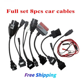

Best Adapter Cables For delphis VD TCS CDP OBD2 OBDII Car Diagnostic Interface Tool Full Set 8 Car Cables vd DS150E cdp Cable