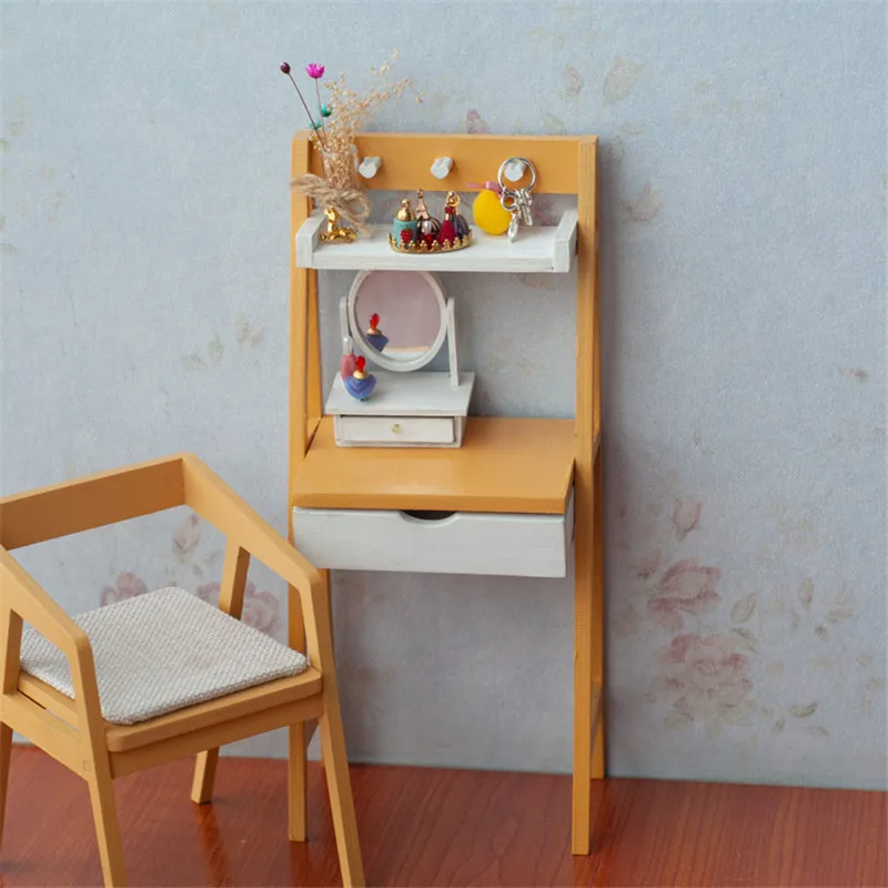 1/6 BJD Blyth куклы мебель DIY маленький макияж шкаф зеркало для макияжа куклы аксессуары Подарки для девочек