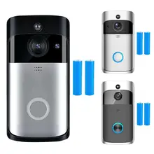 Smart Wireless WiFi Video Doorbell Door Phone 720P Camera Visual Intercom Night Vision Door Bell Home Security Monitoring Camera Smart Wireless WiFi Video Doorbell Door Phone 720P Camera Visual Intercom Night Vision Door Bell Home Security Monitoring Camera