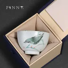 PINNY 150 мл расписанные вручную чашки для чая птицы керамические Ретро Традиционный китайский чай чашка кунг-фу посуда для напитков чаша для чая