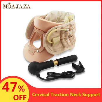 

Cervical Traction Neck Support Tension Reliever Medical Assistant Therapy Pain Relief Spine Corrector Neck Brace