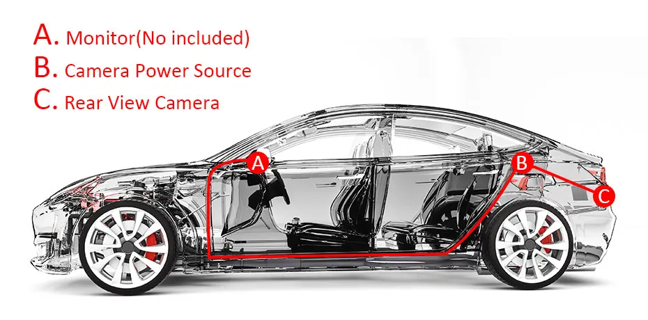 1080P AHD CCD Car Rear View Reverse Trunk Handle Camera For Audi A3 A4 A5 A6 S5 VW Passat Golf Polo Jetta Tiguan Touareg B6 B7 wireless backup camera for car