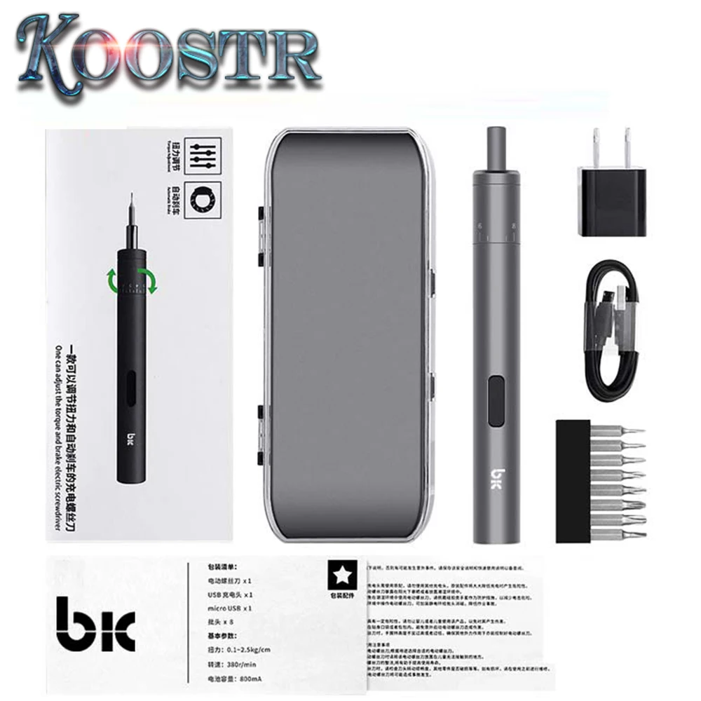 

Electric Charging Screwdriver Bits Pen-type LED USB Lithium Battery Cordless Drill Power Tools Screwdriver Set For Cell Phones