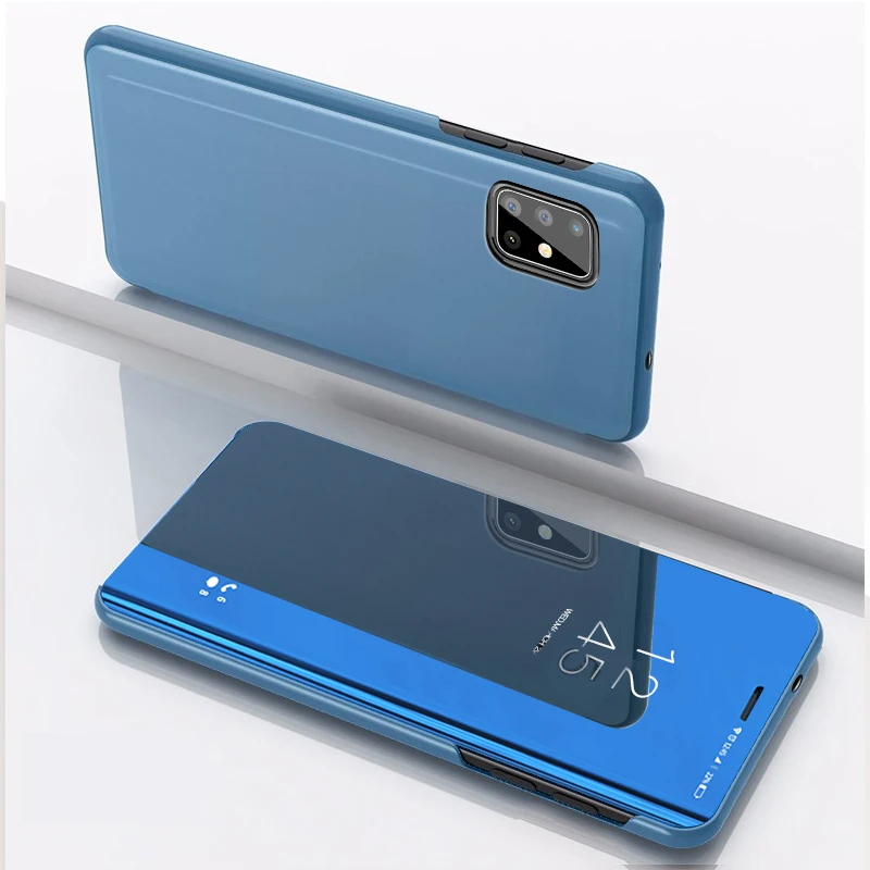 Умный зеркальный чехол для телефона Samsung Galaxy S10 S9 S8 A50 A51 A6 J4 A7 A8 A9 2018 Note 10 Plus 9
