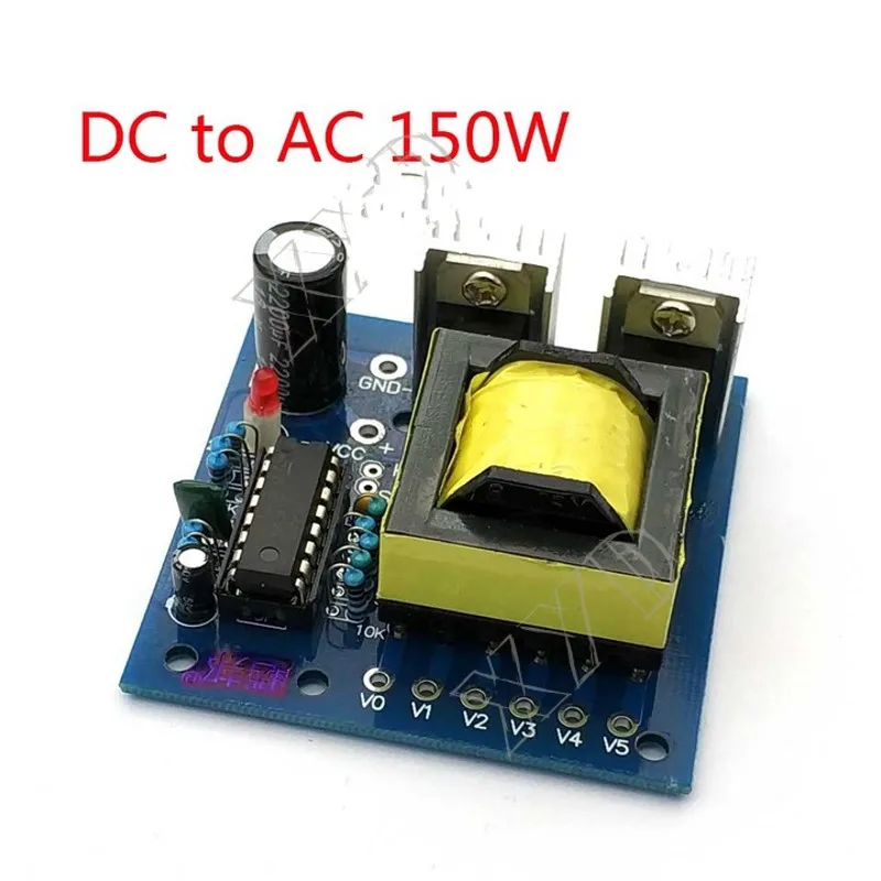 150 Вт микро инвертор DC12V rise AC220V батарея повышающий трансформатор преобразования мощности