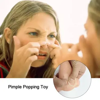 

Pimple Popping Toy Acne Squeeze Toys Pressure Relief Prank Toy for Children Adult To Stop Picking Your Face Pimples