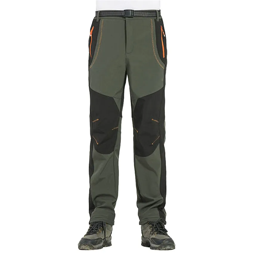 Уличные альпинистские брюки для мужчин и женщин Зимние флисовые брюки размера плюс софтшелл пара водонепроницаемые ветронепроницаемые термо брюки для пеших прогулок