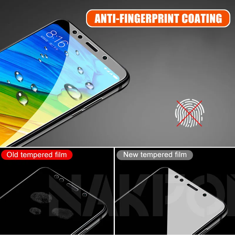 Закаленное стекло 9H для Xiaomi Redmi 5 Plus 5A 4 4X 4A GO S2 K20 Note 4 4X5 5A Pro Защитная пленка для экрана