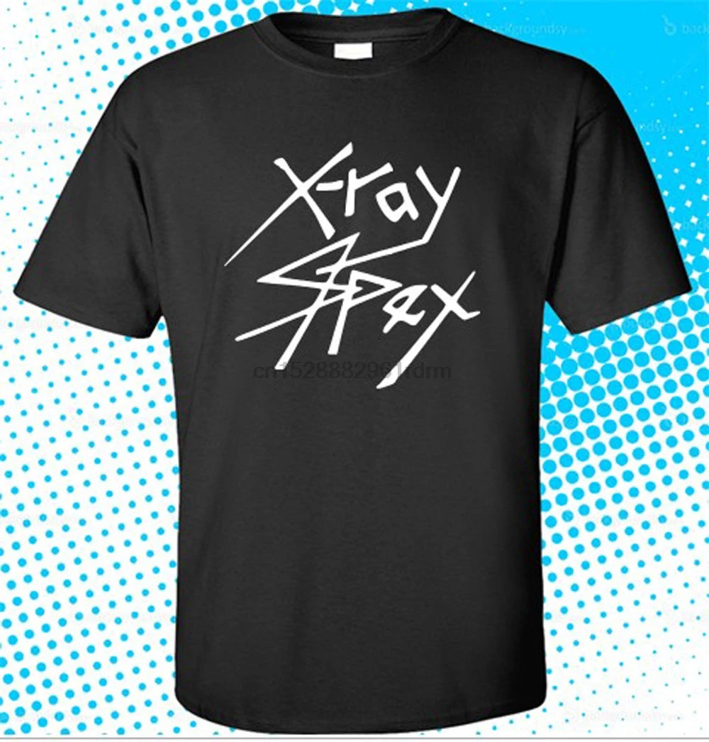 Новинка X-Ray Spex английская Панк Группа Мужская черная футболка Размер S до 3XL