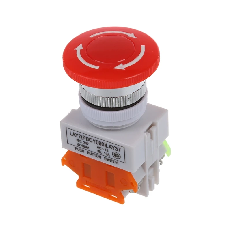 

Ui 600V Ith 10A Switch Emergency Stop push button Mushroom