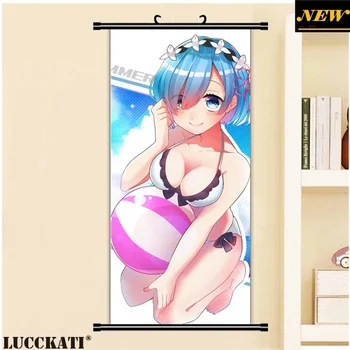 

Re Zero Re:Zero Kara Hajimeru Isekai Seikatsu Rezero Rem ram sexy loli cameltoe cartoon anime wall scroll canvas painting poster