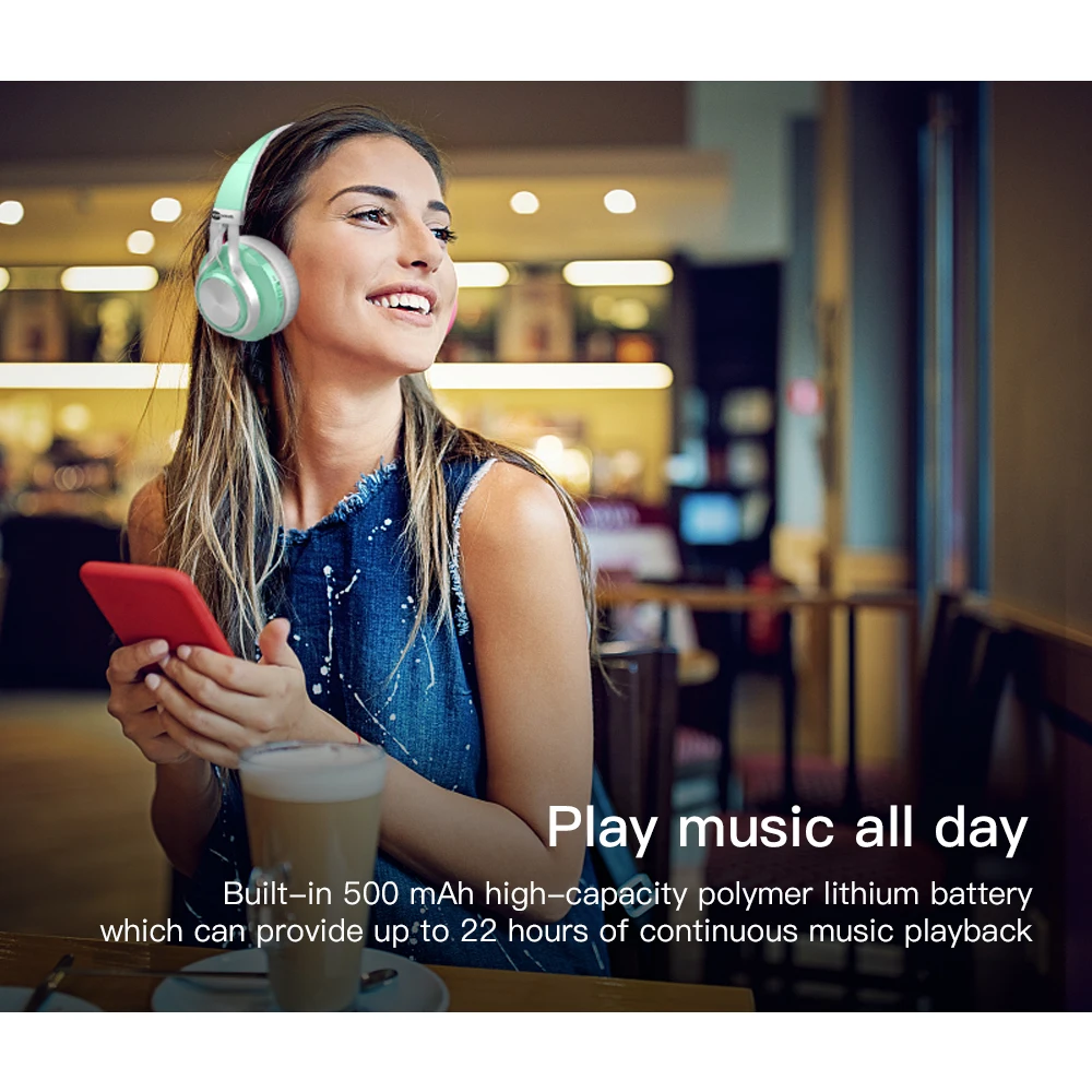 Wireless Bluetooth Headphones Foldable Ear With Microphone Hood Type Bluetooth Headset Mobile Phone PC Children Headphone
