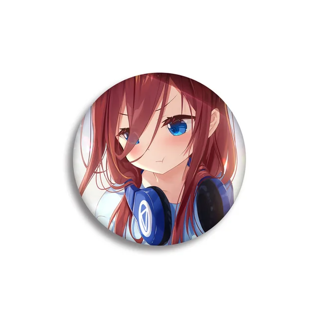 The Quintessential Quintuplets Anime Brooches for Packback 5-toubun No  Hanayome Badge Ichika Nino Miku Yotsuba Nakano Itsuki Pin - AliExpress